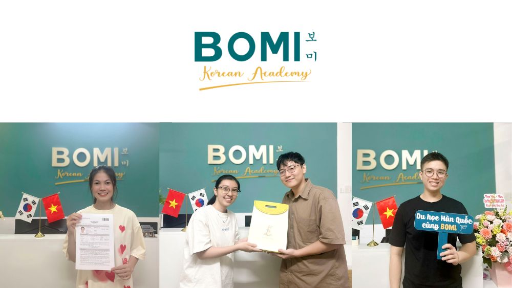 Hình ảnh du học sinh Hàn Quốc đã đồng hành cùng Bomi Korean Academy