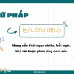 Ngữ pháp tiếng Hàn "는/ㄴ다니 (라니)": Cảm thán và ngạc nhiên